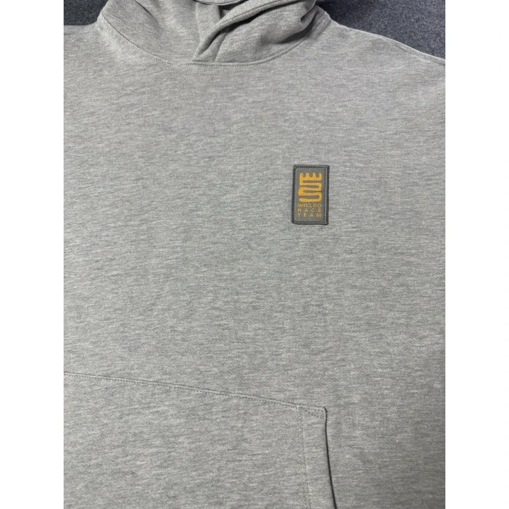 WillBO 5-Year Race Team Grey‎ French Terry Hoodie Medium